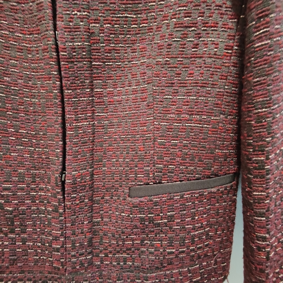 Massimo Dutti Women's Blazer Size 2 Maroon - Picture 4 of 6